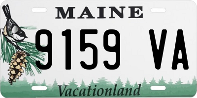 ME license plate 9159VA