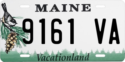 ME license plate 9161VA