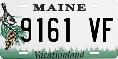 ME license plate 9161VF