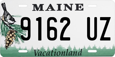 ME license plate 9162UZ