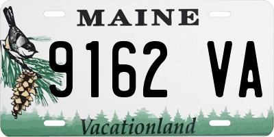 ME license plate 9162VA