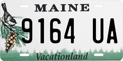 ME license plate 9164UA