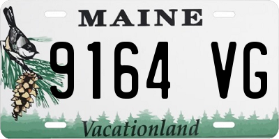ME license plate 9164VG