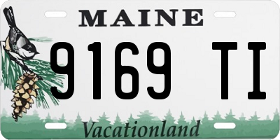ME license plate 9169TI