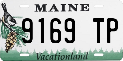 ME license plate 9169TP