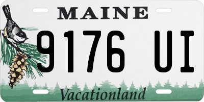 ME license plate 9176UI