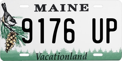 ME license plate 9176UP