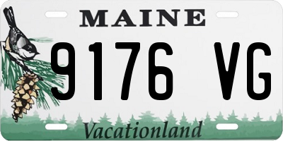 ME license plate 9176VG