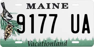 ME license plate 9177UA