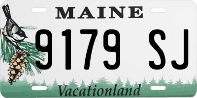 ME license plate 9179SJ
