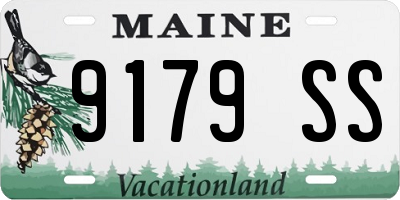 ME license plate 9179SS