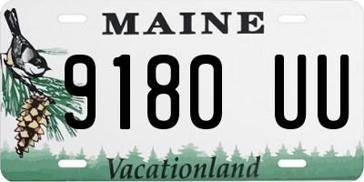 ME license plate 9180UU