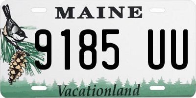 ME license plate 9185UU