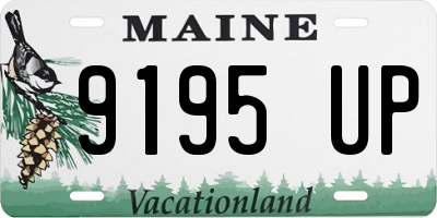 ME license plate 9195UP