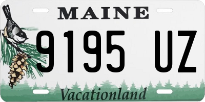 ME license plate 9195UZ