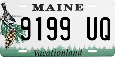 ME license plate 9199UQ
