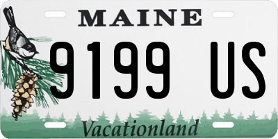ME license plate 9199US