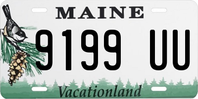 ME license plate 9199UU