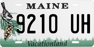 ME license plate 9210UH