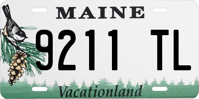 ME license plate 9211TL