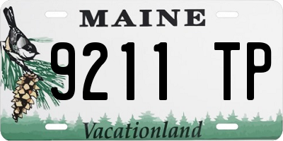 ME license plate 9211TP