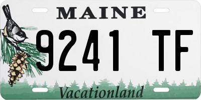 ME license plate 9241TF