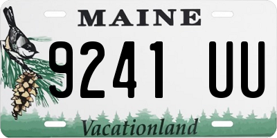 ME license plate 9241UU