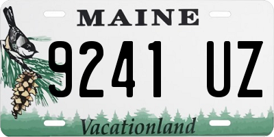 ME license plate 9241UZ