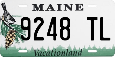 ME license plate 9248TL