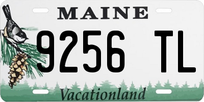 ME license plate 9256TL