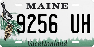 ME license plate 9256UH