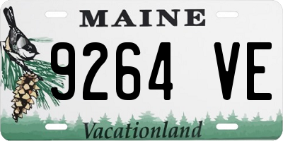 ME license plate 9264VE