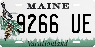 ME license plate 9266UE