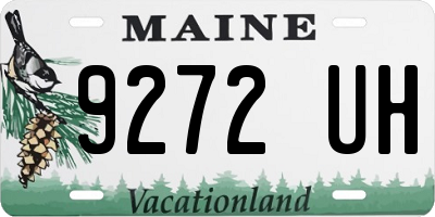 ME license plate 9272UH