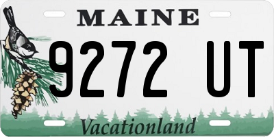 ME license plate 9272UT