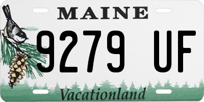 ME license plate 9279UF