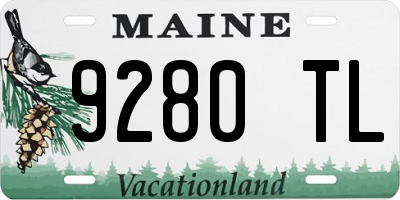 ME license plate 9280TL