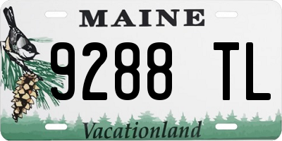 ME license plate 9288TL