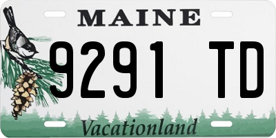 ME license plate 9291TD