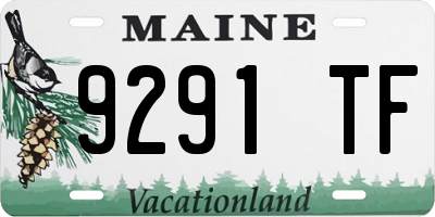 ME license plate 9291TF