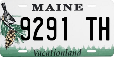 ME license plate 9291TH