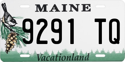 ME license plate 9291TQ