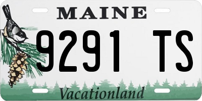 ME license plate 9291TS