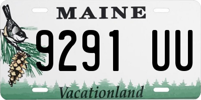 ME license plate 9291UU