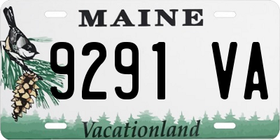 ME license plate 9291VA