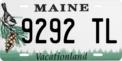 ME license plate 9292TL