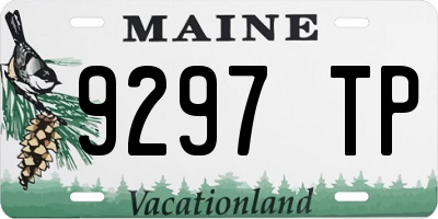 ME license plate 9297TP