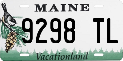 ME license plate 9298TL