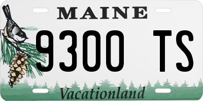 ME license plate 9300TS