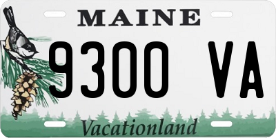 ME license plate 9300VA